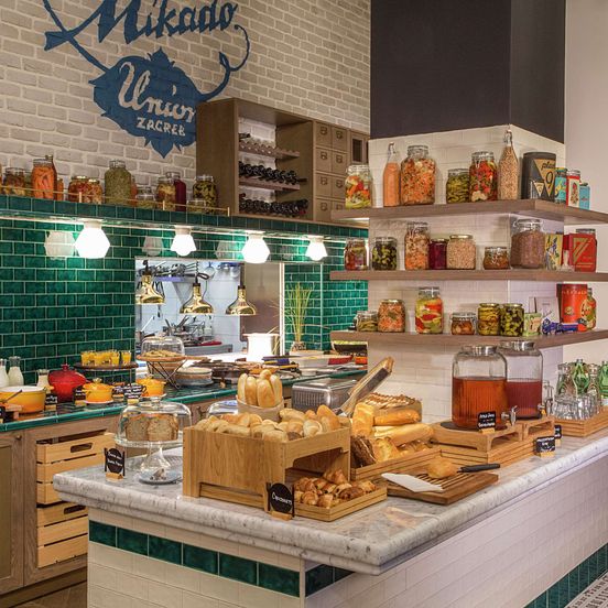 Buffet view of Canopy by Hilton Zagreb City Centre