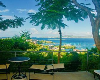 Spectacular Views Day and Night from Private Treetop Apartment - Cruz Bay - Balcony