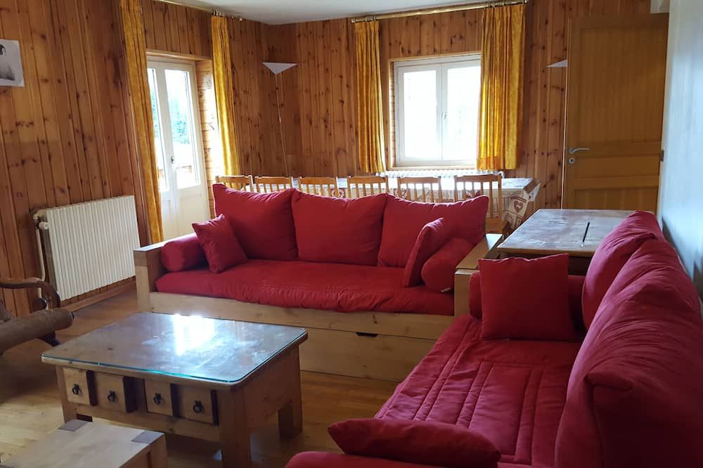 Exceptional chalet in La Plagne - at the foot of the slopes - 15 people - Balneotherapy - La Plagne-Tarentaise - غرفة معيشة