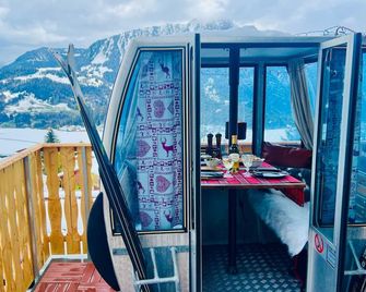 Studio loft avec sauna - Leysin - Balcony