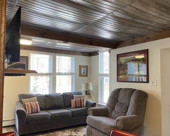 Spacious & equipped 1 bedroom in historical Carriage House + Deck & BBQ and W/D - Jim Thorpe - Living room