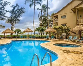 Beautiful Ocean View With Free Parking & Top Floor - Kapaa - Zwembad