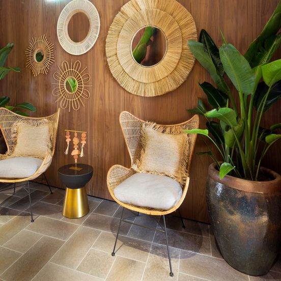 Lobby view of Atocha Hotel Madrid, Tapestry Collection by Hilton