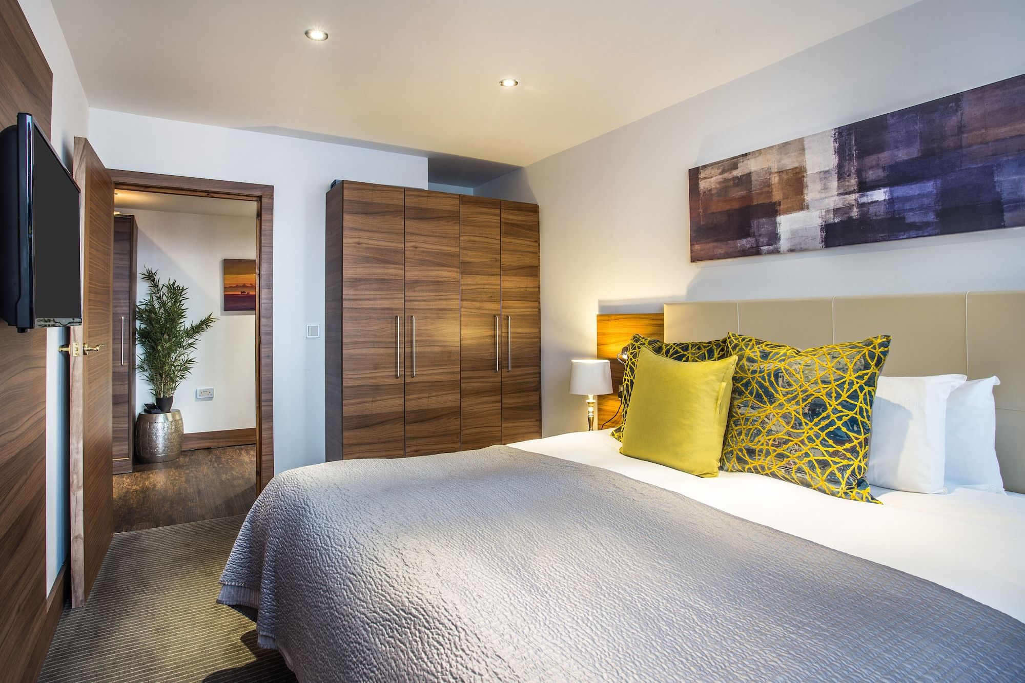 ليفين سيرفيسد أبارتمنتس - واتفورد - غرفة نوم