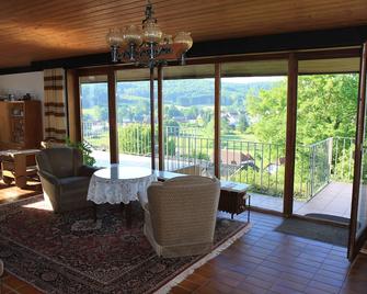 House Luise On Bostalsee, Apartment 1: Panoramic View And Large Balcony - 諾費爾登 - 客廳