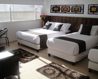 هوتل بوتيك إمباجادا دي لا فريا - بوغوتا - غرفة نوم