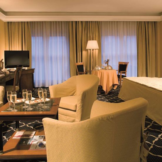 Living room view of Ramada by Wyndham Naples