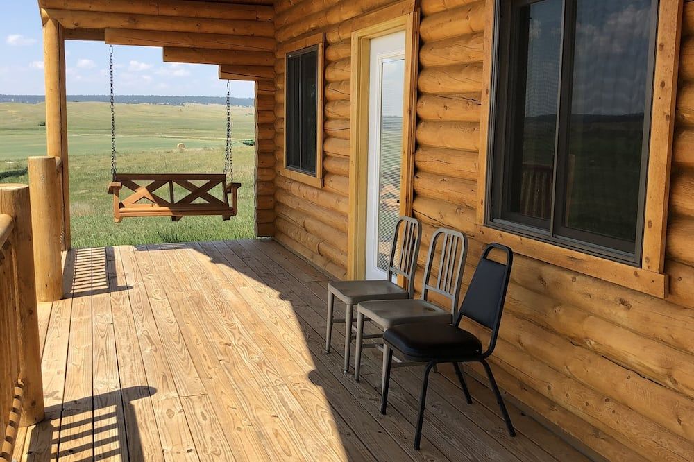 Kara Creek Ranch - Log Cabin - Sundance - Balkon