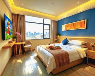 Qifan Hotel (Kunming Railway Station Huannan South Road Metro Station Branch) - קונמינג - חדר שינה