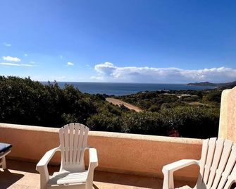 Nepita' apartment, splendid Palombaggia view and shared pool - Porto-Vecchio - Balcony