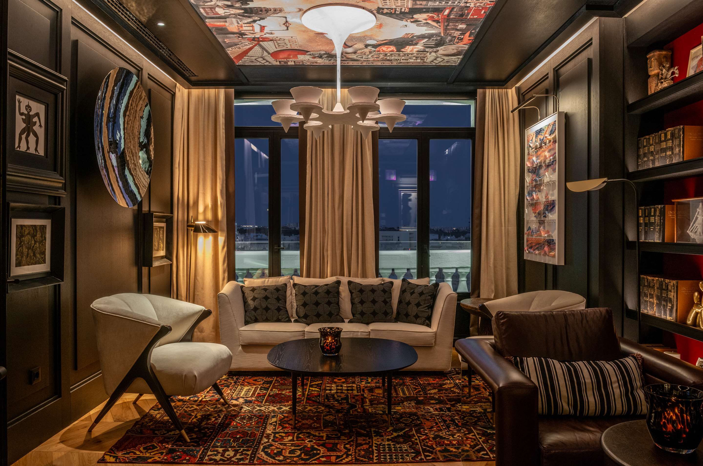 Lounge view of Hotel Montera Madrid, Curio Collection by Hilton