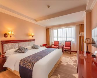 Dalian Intl Airport Hotel - Dalian - Schlafzimmer