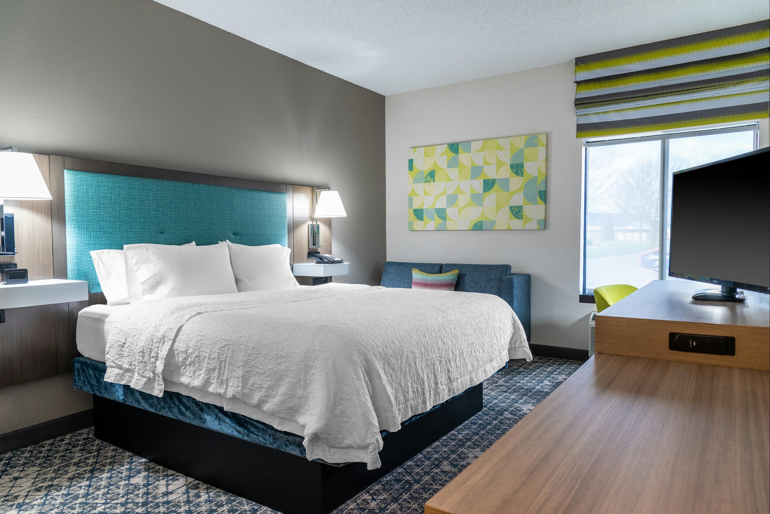 Hampton Inn Kansas City/Lees Summit - Lee’s Summit - Schlafzimmer