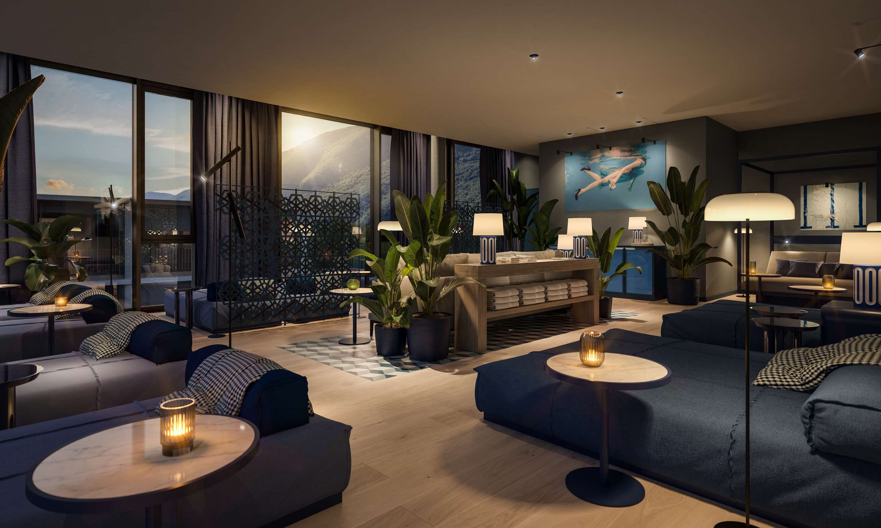 فالكينستينر هوتل بوزين والثربارك - بولزانو - ردهة