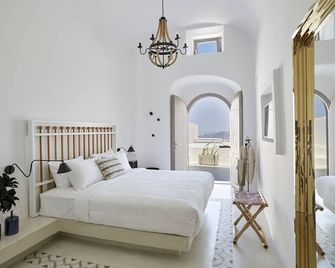 White & Co. La Torre Suites - Pyrgos Kallistis - Slaapkamer