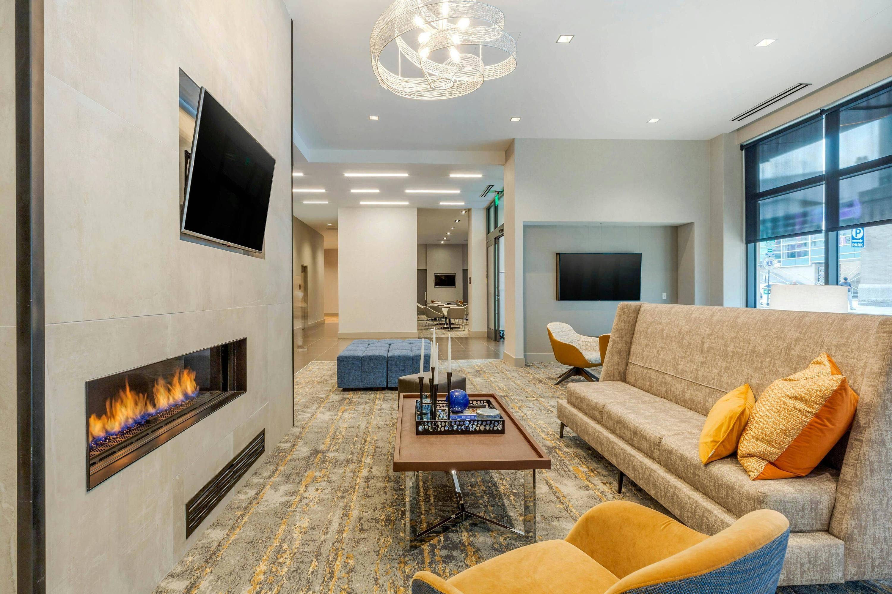 Residence Inn by Marriott Providence Downtown - Providence - Sala de estar