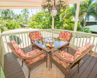 Wailua Riverside Cottage - Tvnc #1293 Ac And Kayaks! - Kapaa - Balkon