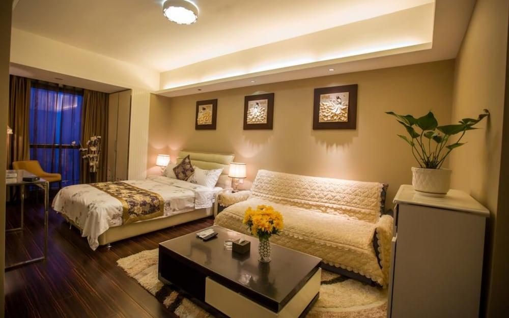 Zixinju Aparthotel - צ'נגשה - חדר שינה