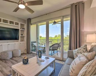 1 Mi to Beach Coastal-Zen Ruskin Retreat! - Ruskin - Sala de estar