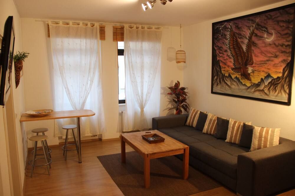 Ferienwohnung am Auensee - לייפציג - סלון