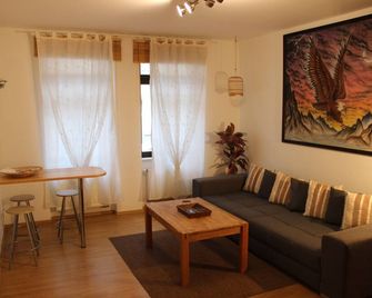 Ferienwohnung am Auensee - לייפציג - סלון