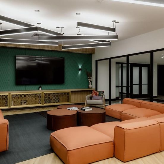 Lounge view of Roost Cleveland