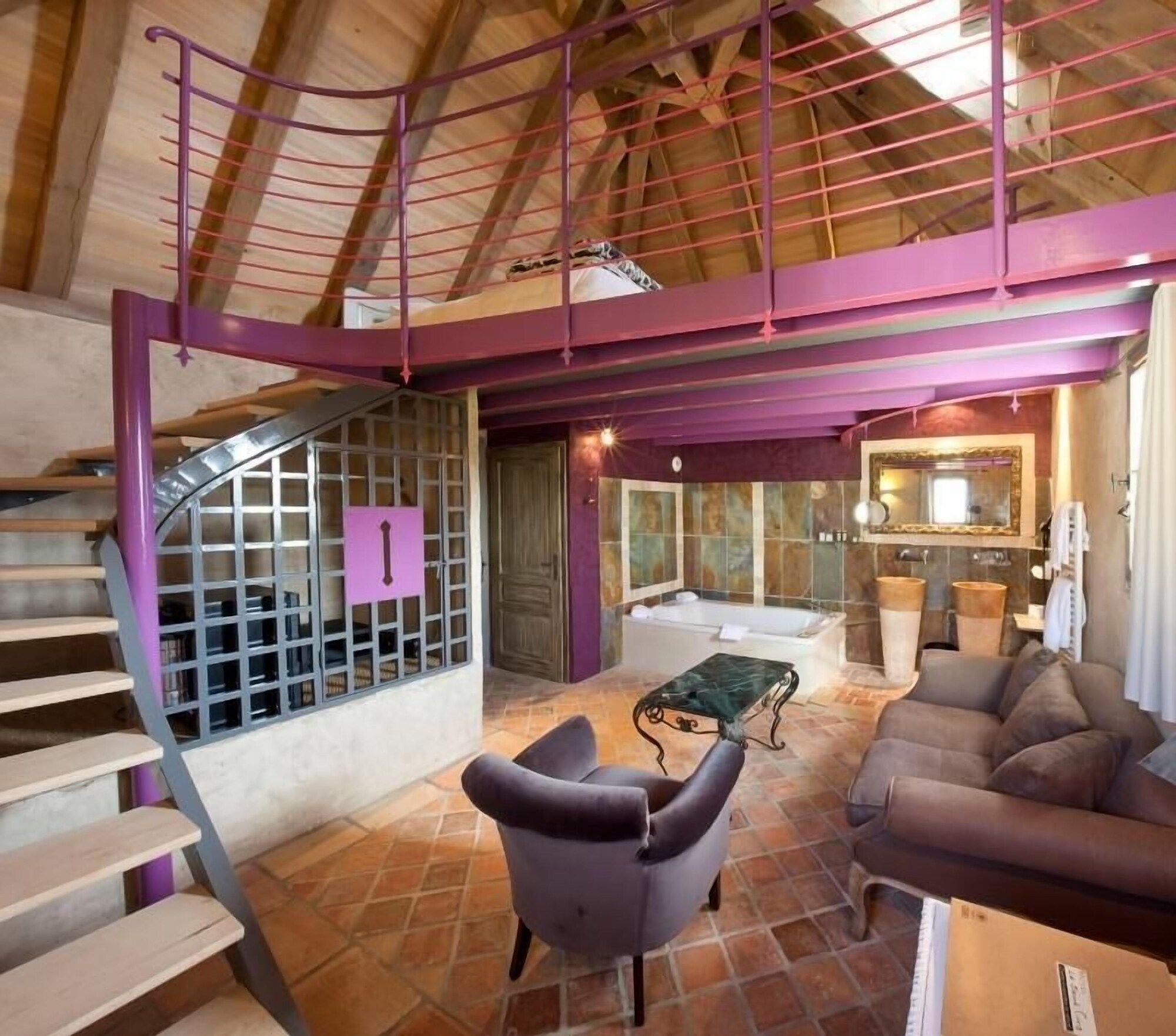 هوتل سبا لو سان سيرك - بوزي - غرفة معيشة