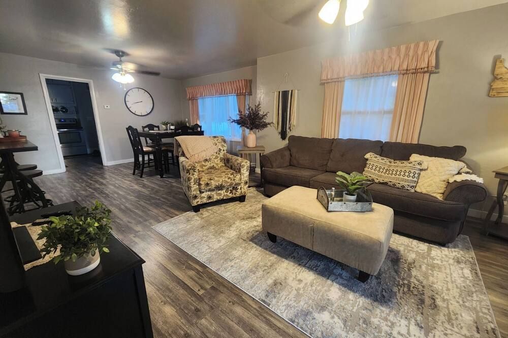 Cutecountyfair house, 3 bdrms,fenced back yard and close to all needs in Burley. - Burley - Living room