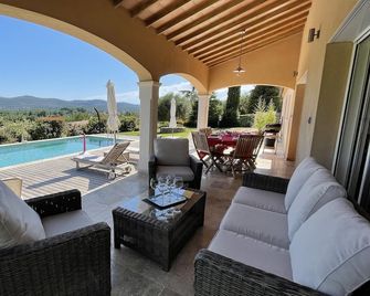Villa 4 air-co, Heated pool, Magnificent view, Calm & multiple activities - Garéoult - Pool