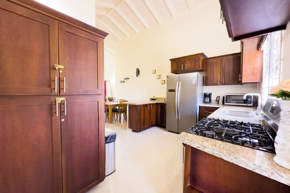 Jhadano 3br Pool & Gym Shuttle Gated - פאלמאות' (ג'מייקה) - מטבח