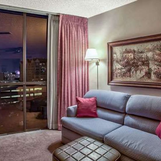 Living room view of Plaza Resort Club Hotel