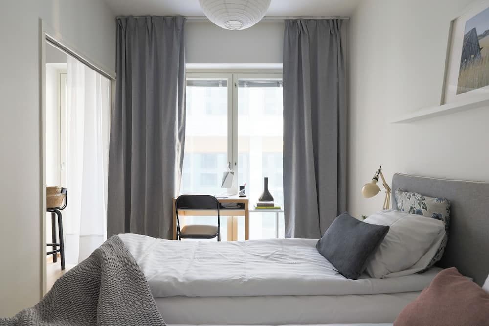 Fredika, modern 1br,Tripla Pasila prime location, gym, parking, train station near - הלסינקי - חדר שינה
