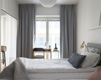 Fredika, modern 1br,Tripla Pasila prime location, gym, parking, train station near - הלסינקי - חדר שינה