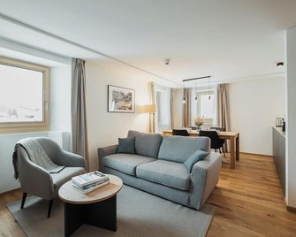 San Bernardino Alpine Apartments - San Bernardino (Suiza) - Sala de estar