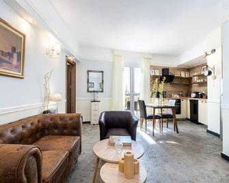 Melathron II-Sea View apartment -Adults only Plus 16 - Kefalos - Living room