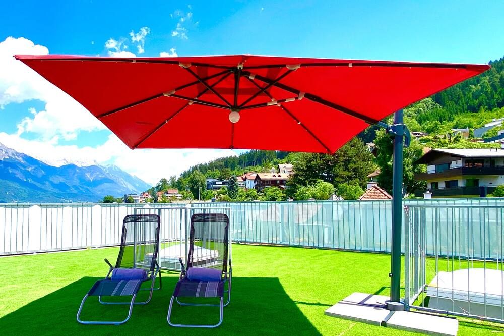 Exklusive Penthousewohnung mit Tesla-Wallbox in Innsbruck - انسبروك - شرفة مرصوفة