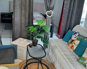 Palmer : F3 Panoramic Sea View 1-4 Persons - Petite-Ile - Stue