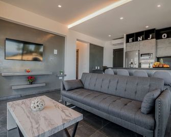 Nikolakos Villa - Amazing sea view villa - Volimes - Sala de estar