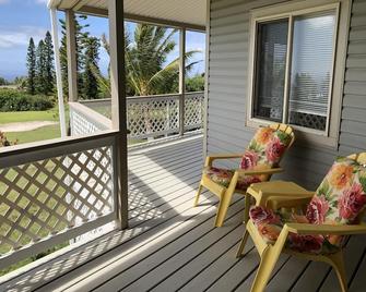 Ocean and Golf Views - Naalehu - Balcony