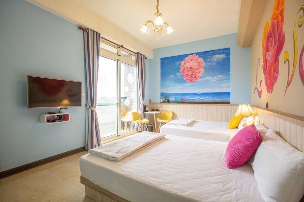 سمر لاف فيلا - Jinning Township - غرفة نوم