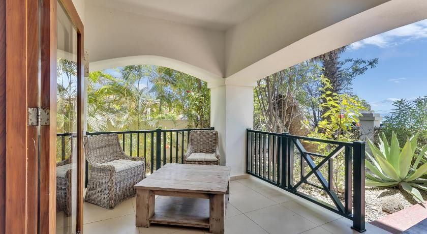 Balcony view of Bonaire Apartment