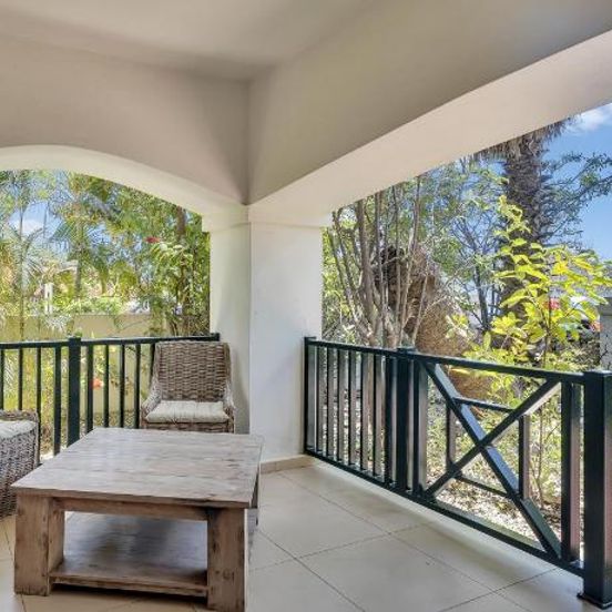 Balcony view of Bonaire Apartment