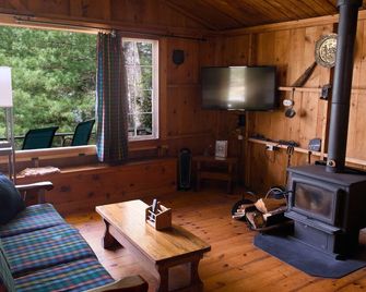 Cabin with ocean views, minutes from Acadia and Bar Harbor - Bar Harbor - Living room