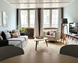 Live in Bern's Old City, only steps from the city's main attractions - Bern - Living room