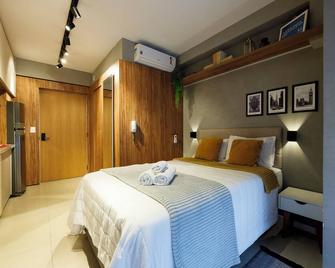 Lindo Studio com Excelente Localização ao Lado do Metrô Brooklin Zona sul Sp - São Paulo - Quarto