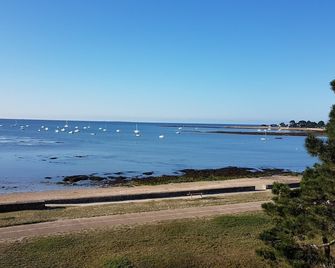 Magnificent sea view, direct access to the beach. 4-person apartment - Damgan - Beach