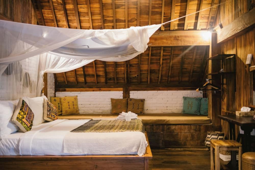 Ubuntu Bali Eco Yoga Retreat - Canggu - North Kuta - חדר שינה