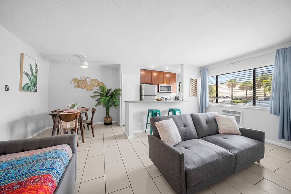 باي فيو أبارتمنتس باي لوكل - فورت لاودردال - غرفة معيشة