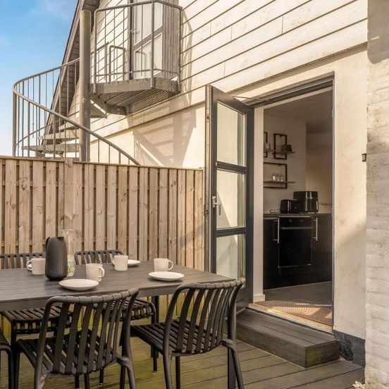 Renovated holiday home with enclosed terrace, centrally located in Vorupør – Thisted