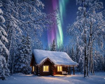Northern Lights Log House w/ Sauna - North Pole